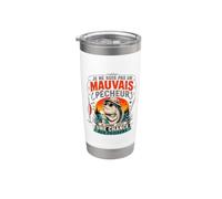 Je Ne Suis Pas Un Mauvais Pêcheur Humour Poisson Vintage Gobelet isotherme en acier inoxydable double paroi