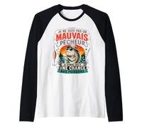Je Ne suis Pas Un Mauvais Pêcheur Humour Poisson Vintage Manche Raglan