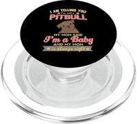 Je ne suis Pas Un Pitbull, ma mère a Dit Que j'étais Une Maman Qui Aime Les bébés et Les Animaux PopSockets PopGrip pour MagSafe