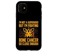 Je ne suis Pas Un Super héros mais Je Combat Le Cancer des os de si près Coque pour iPhone 11