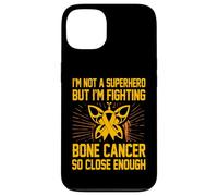 Je ne suis Pas Un Super héros mais Je Combat Le Cancer des os de si près Coque pour iPhone 13