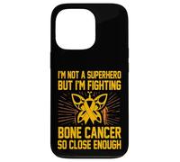 Je ne suis Pas Un Super héros mais Je Combat Le Cancer des os de si près Coque pour iPhone 13 Pro