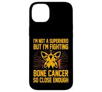 Je ne suis Pas Un Super héros mais Je Combat Le Cancer des os de si près Coque pour iPhone 14 Plus
