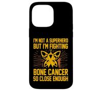 Je ne suis Pas Un Super héros mais Je Combat Le Cancer des os de si près Coque pour iPhone 14 Pro Max