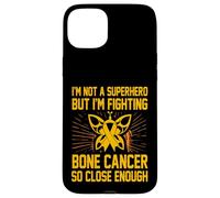 Je ne suis Pas Un Super héros mais Je Combat Le Cancer des os de si près Coque pour iPhone 15 Plus