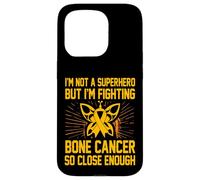 Je ne suis Pas Un Super héros mais Je Combat Le Cancer des os de si près Coque pour iPhone 15 Pro