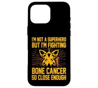 Je ne suis Pas Un Super héros mais Je Combat Le Cancer des os de si près Coque pour iPhone 16 Pro Max