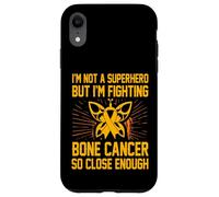 Je ne suis Pas Un Super héros mais Je Combat Le Cancer des os de si près Coque pour iPhone XR