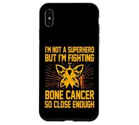 Je ne suis Pas Un Super héros mais Je Combat Le Cancer des os de si près Coque pour iPhone XS Max
