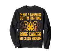 Je ne suis Pas Un Super héros mais Je Combat Le Cancer des os de si près Sweatshirt