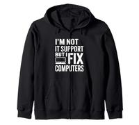 Je ne suis Pas Un Support Informatique mais Je répare des Ordinateurs Sweat à Capuche