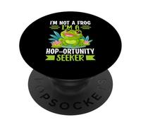 Je ne suis Pas Une Grenouille, Je suis Un chercheur de Chance PopSockets PopGrip Adhésif