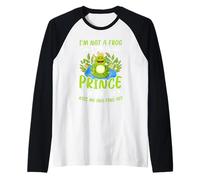 Je ne suis Pas Une Grenouille, Je suis Un Prince déguisé, Embrasse-Moi et découvre Manche Raglan