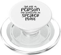 Je ne suis Pas Une Personne Que tu Devrais Mettre sur Un Haut-Parleur PopSockets PopGrip pour MagSafe