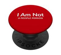 Je ne suis Pas Une Personne Sociable, introvertie et Mieux lotie Seule PopSockets PopGrip Adhésif
