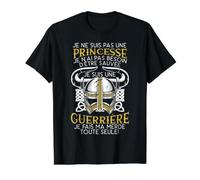 Je Ne suis Pas Une Princesse Viking Normand Cadeau Viking T-Shirt Graphique avec Valeur