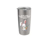 Je ne suis pas végétalien parce que j'aime les animaux, je déteste juste les Gobelet isotherme en acier inoxydable double paroi