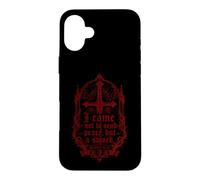 Je ne suis Pas Venu Apporter la Paix, mais l'épée - Citation Coque pour iPhone 16 Plus