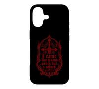 Je ne suis Pas Venu Apporter la Paix, mais l'épée - Citation Coque pour iPhone 17