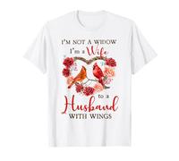 Je ne suis Pas Veuve, Je suis la Femme d'un Mari ailé T-Shirt