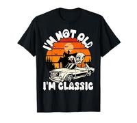 Je ne suis Pas Vieux, Je suis Classic Car Zombie Halloween T-Shirt