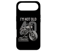 Je ne suis Pas Vieux, Je suis Classique. Biker Graphic Motorcycle 1981 40e Coque pour iPhone Air