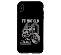 Je ne suis Pas Vieux, Je suis Classique. Biker Graphic Motorcycle 1981 40e Coque pour iPhone XS Max