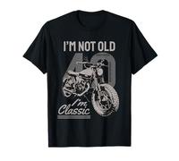 Je ne suis Pas Vieux, Je suis Classique. Biker Graphic Motorcycle 1981 40e T-Shirt