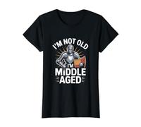Je ne suis Pas Vieux, Je suis d'âge mûr Knight Shield T-Shirt Graphique avec Valeur