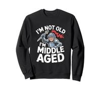 Je ne suis pas vieux, je suis un chevalier drôle d'âge mûr Sweatshirt