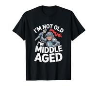 Je ne suis Pas Vieux, Je suis Un Chevalier drôle d'âge mûr T-Shirt Graphique avec Valeur