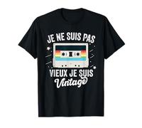 Je Ne Suis Pas Vieux Je Suis Vintage Classique Cassette T-Shirt