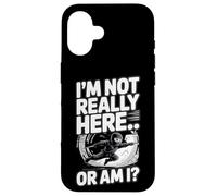 Je ne suis pas vraiment là. . . Ou suis-je ? Coque pour iPhone 16