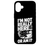 Je ne suis pas vraiment là. . . Ou suis-je ? Coque pour iPhone 16 Plus