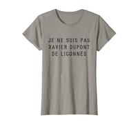 Je ne suis Pas Xavier Dupont de Ligonnès T-Shirt, Femme, Ardoise, S