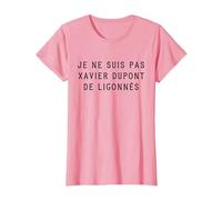 Je ne suis Pas Xavier Dupont de Ligonnès T-Shirt, Femme, Rose, S