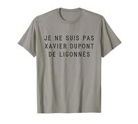 Je ne suis Pas Xavier Dupont de Ligonnès T-Shirt, Homme, Ardoise, S