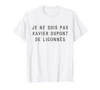 Je ne suis Pas Xavier Dupont de Ligonnès T-Shirt, Homme, Blanc, S