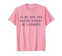 Je ne suis Pas Xavier Dupont de Ligonnès T-Shirt, Homme, Rose, S