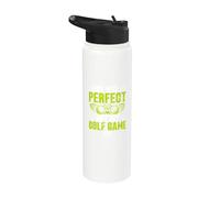 Je ne suis peut-être pas parfait, mais mon jeu de golf l'est ! Maman golfeuse Stainless Steel Insulated Water Bottle