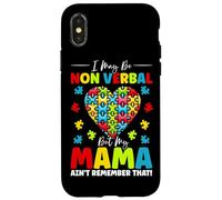 Je ne suis peut-être pas verbale, mais ma maman ne se souvient pas de ce casse-tête Coque pour iPhone X/XS
