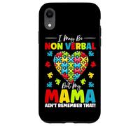 Je ne suis peut-être pas verbale, mais ma maman ne se souvient pas de ce casse-tête Coque pour iPhone XR