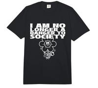 Je ne suis Plus Un Danger pour la société Déclaration étrange et drôle Comfort Colors Adult Heavyweight T-Shirt