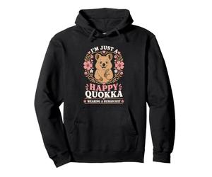 Je ne suis qu'un Quokka Heureux vêtu d'un Costume Humain Sweat à Capuche