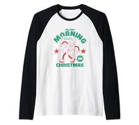 Je ne suis qu'une Personne matinale sur Le Sapin de Noël Joy Manche Raglan