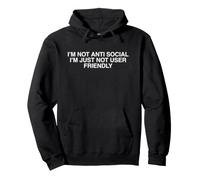 Je ne suis Tout Simplement Pas Convivial, drôle, Plein d'esprit et torride, mème de génération Z Sweat à Capuche