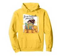 Je Ne T’entends Pas Je Lis Humour Femme Lectrice Livre Sweat à Capuche