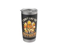 Je ne t'aime pas non plus Candy Corn Halloween Rétro Gobelet isotherme en acier inoxydable double paroi