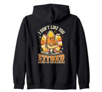 Je ne t'aime Pas Non Plus Candy Corn Halloween Rétro Sweat à Capuche