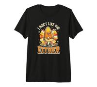 Je ne t'aime Pas Non Plus Candy Corn Halloween Rétro T-Shirt Haut de Gamme